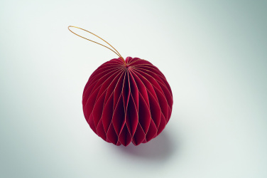 Logo trade promotional item photo of: Foldable  XMAS bauble hanger