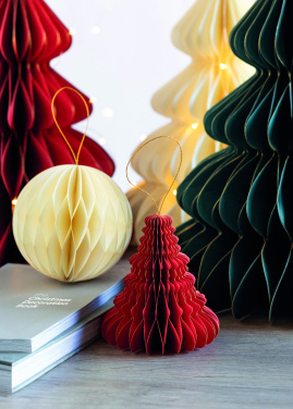 Logo trade promotional merchandise image of: Christmas paper tree hanger