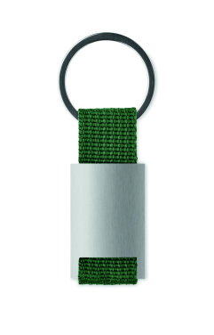 Logo trade corporate gift photo of: Metal rectangular key ring Espoo