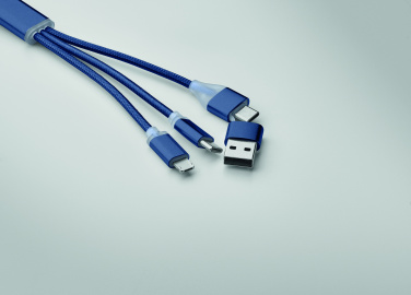 Logo trade promotional merchandise picture of: 4 in 1 charging cable type C
