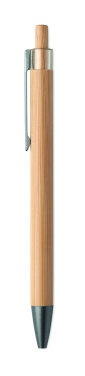 Logotrade corporate gift image of: Push button bamboo pen