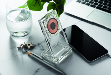 Logo trade advertising product photo of: Acrylic wireless charger 15W