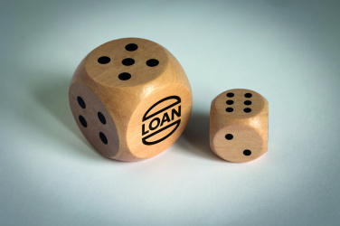 Logotrade promotional product image of: Schima wooden dice 3cm dia