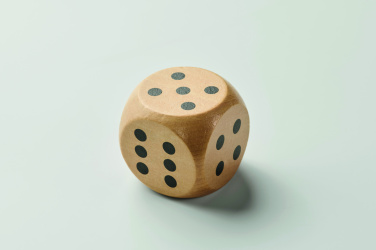 Logotrade business gift image of: Schima wooden dice 5cm dia