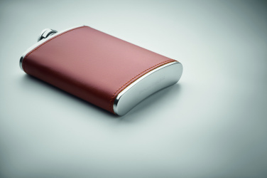 Logo trade promotional items image of: Slim hip flask 200 ml