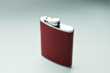 Logo trade promotional merchandise image of: Slim hip flask 200 ml