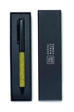 Logo trade advertising products picture of: Twist metal ballpen in box