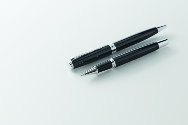 Logo trade business gift photo of: Ball pen and roller set