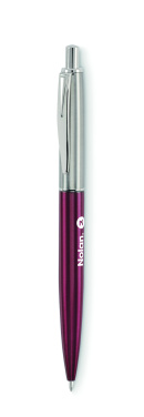 Logo trade promotional products picture of: Push button pen in box