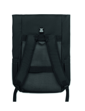 Logo trade promotional giveaways picture of: Rolltop laptop rucksack 600D