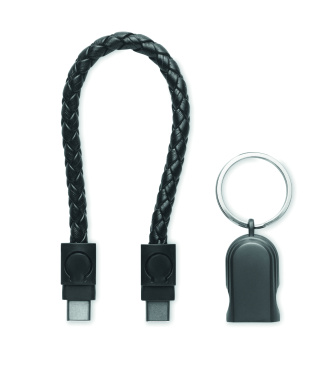 Logo trade promotional products image of: Key ring loop cable type-C