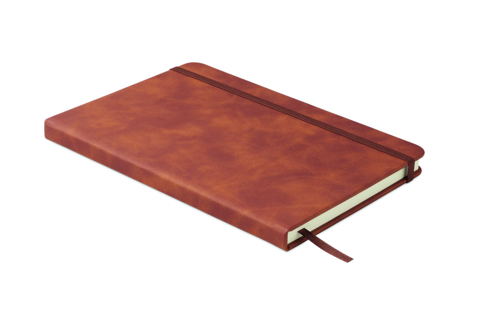 Logotrade promotional gift picture of: A5 smokey PU notebook