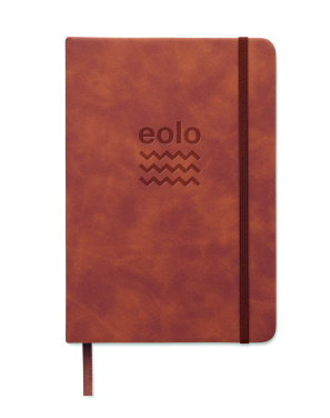 Logo trade advertising product photo of: A5 smokey PU notebook