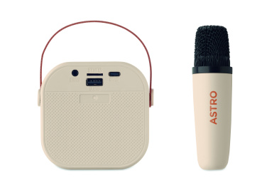 Logo trade corporate gift photo of: Karaoke set speaker