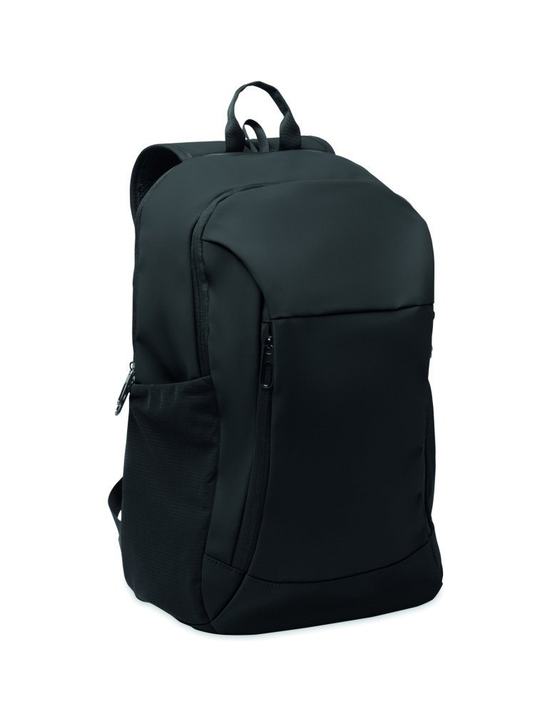 Logo trade promotional item photo of: 15" soft PU laptop backpack