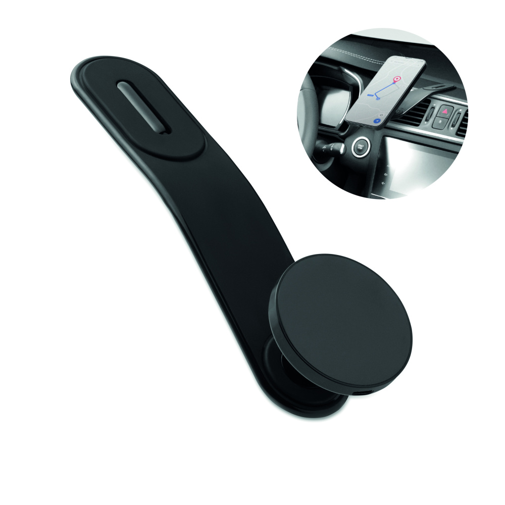 Logo trade promotional items image of: 15W magnetic car charger
