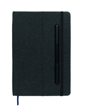 Logo trade promotional gift photo of: A5 notebook with phone holder