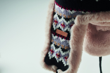 Logotrade promotional merchandise picture of: Knitted beanie with ear flap