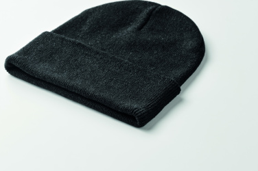 Logo trade advertising products picture of: Knitted beanie with cuff