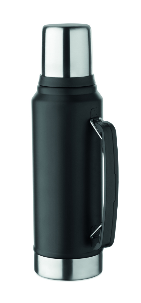 Logo trade promotional gifts image of: Double wall bottle 1L