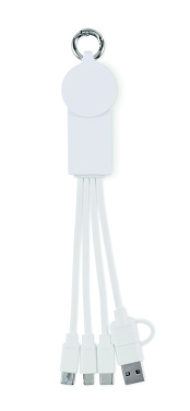 Logo trade promotional products picture of: 2 in 1 charging cable type-C