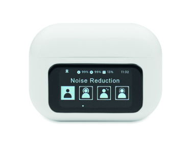 Logo trade promotional giveaways image of: ABS TWS earbuds