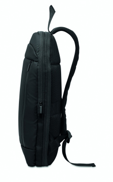 Logo trade promotional giveaways picture of: Expandable 600D RPET backpack