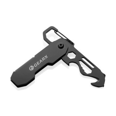 Logo trade promotional gifts image of: Gear X foldable EDC tool with carabiner and parcel cutter
