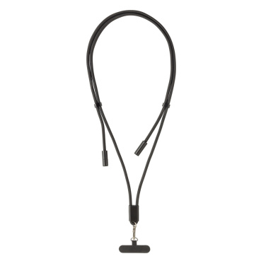 Logo trade advertising products picture of: LoopAmp RCS RPET adjustable phone cord with 60W cable