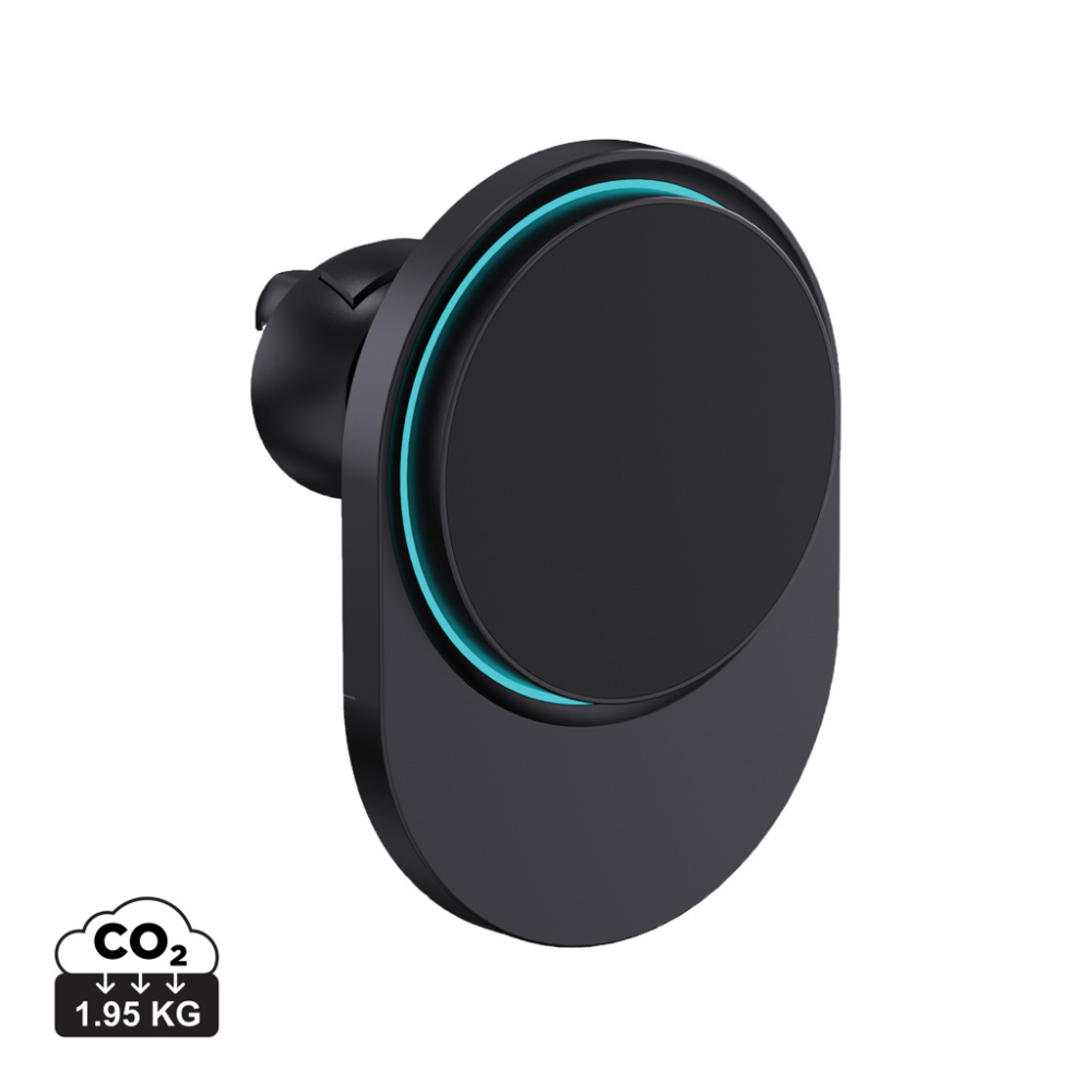 Logo trade promotional products picture of: PowerCruze RCS rplastic 15W magnetic charging car holder