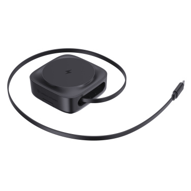 Logo trade promotional giveaways image of: Urban Vitamin Goleta 2-in-1 15W magnetic wireless charger