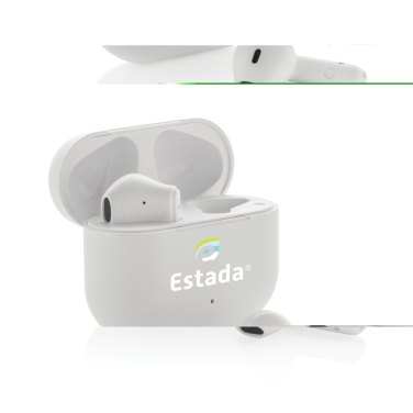 Logo trade corporate gift photo of: Tunevo RCS recycled plastic wireless earbuds