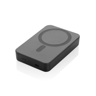 Logo trade corporate gift photo of: Amporia RCS recycled plastic 10.000mAh magnetic powerbank