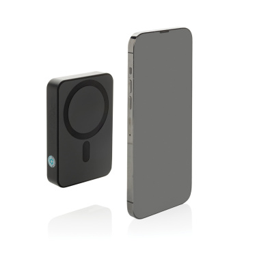 Logotrade promotional item image of: Amporia RCS recycled plastic 10.000mAh magnetic powerbank