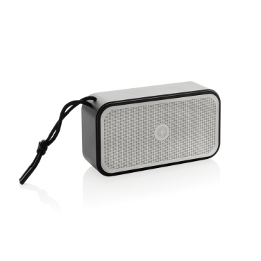 Logo trade promotional merchandise photo of: Swiss Peak RCS recycled aluminium 10W bass speaker