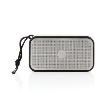 Logo trade promotional merchandise picture of: Swiss Peak RCS recycled aluminium 10W bass speaker