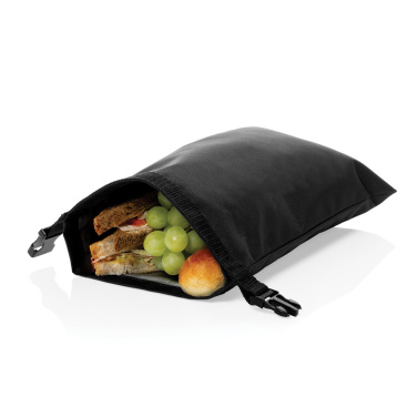 Logotrade promotional product picture of: Snackstrap AWARE™ RPET foldable lunchbag 30x20CM