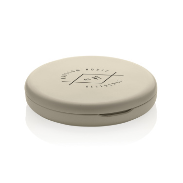 Logo trade promotional gift photo of: Lumora RCS recycled plastic LED re-chargeable make-up mirror