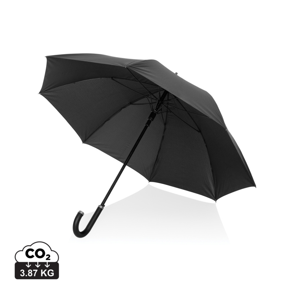 Logotrade promotional merchandise picture of: Swiss Peak Vero Aware™ RPET 25” umbrella w luxe handle
