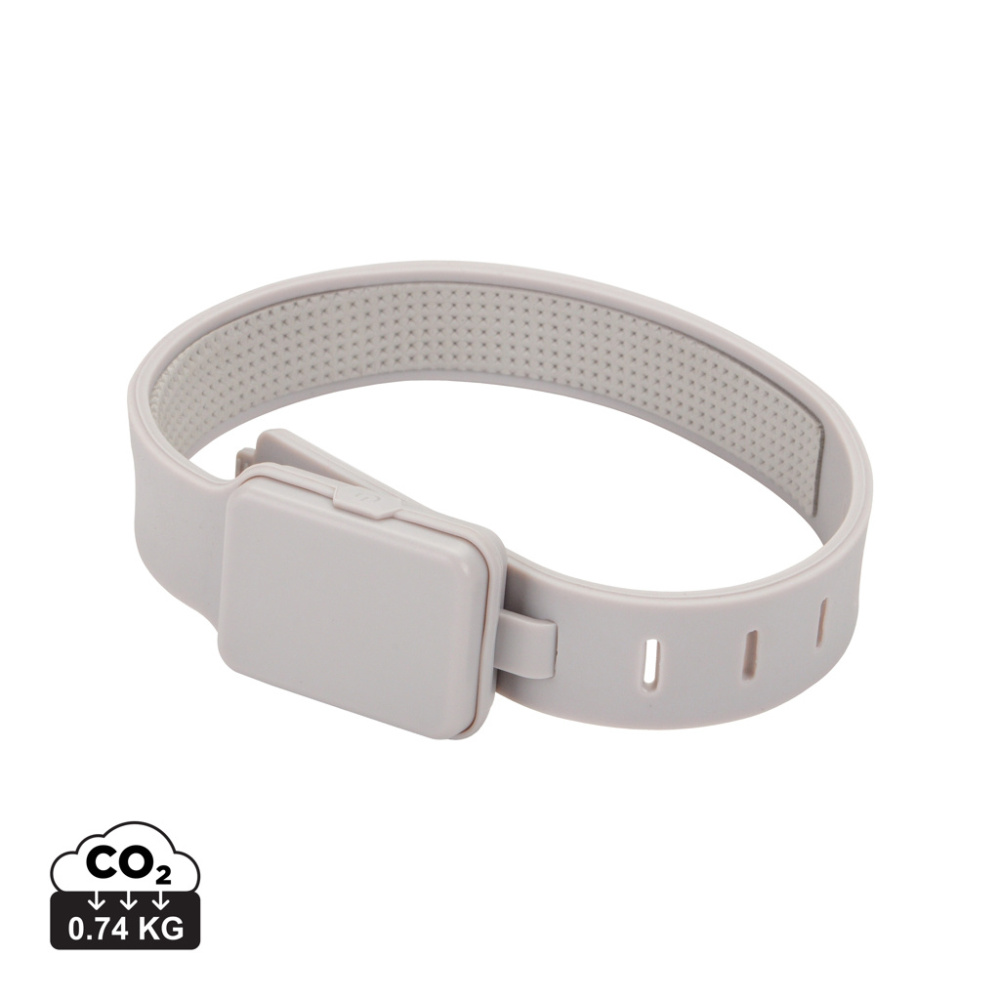 Logo trade corporate gifts image of: Lumi Sprint RCS rplastic LED re-chargeable running light