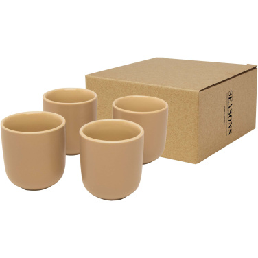 Logo trade promotional products image of: Male 4-piece 90 ml espresso cup