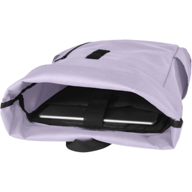 Logo trade promotional items image of: Byron 15.6" GRS RPET roll-top backpack 18L