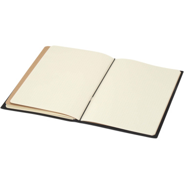 Logo trade promotional merchandise photo of: Slyk A5 refillable notebook with two cahiers