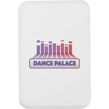 Logo trade promotional item photo of: Acrab 5000 mAh 15W magnetic wireless power bank with 20W PD - made from recycled plastic