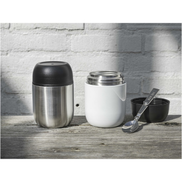 Logo trade promotional products image of: Supo 480 ml double-walled recycled stainless steel lunch pot