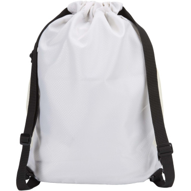 Logo trade promotional gift photo of: Nomad GRS recycled sports drawstring bag with bottom compartment 18L