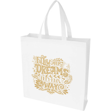 Logotrade business gift image of: EcoSeal GRS recycled nonwoven gusset tote bag 12L