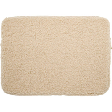 Logo trade promotional giveaways image of: Bear 13" GRS recycled sherpa laptop sleeve 2L