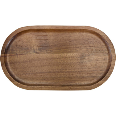 Logo trade advertising products image of: Edge acacia wood serving tray