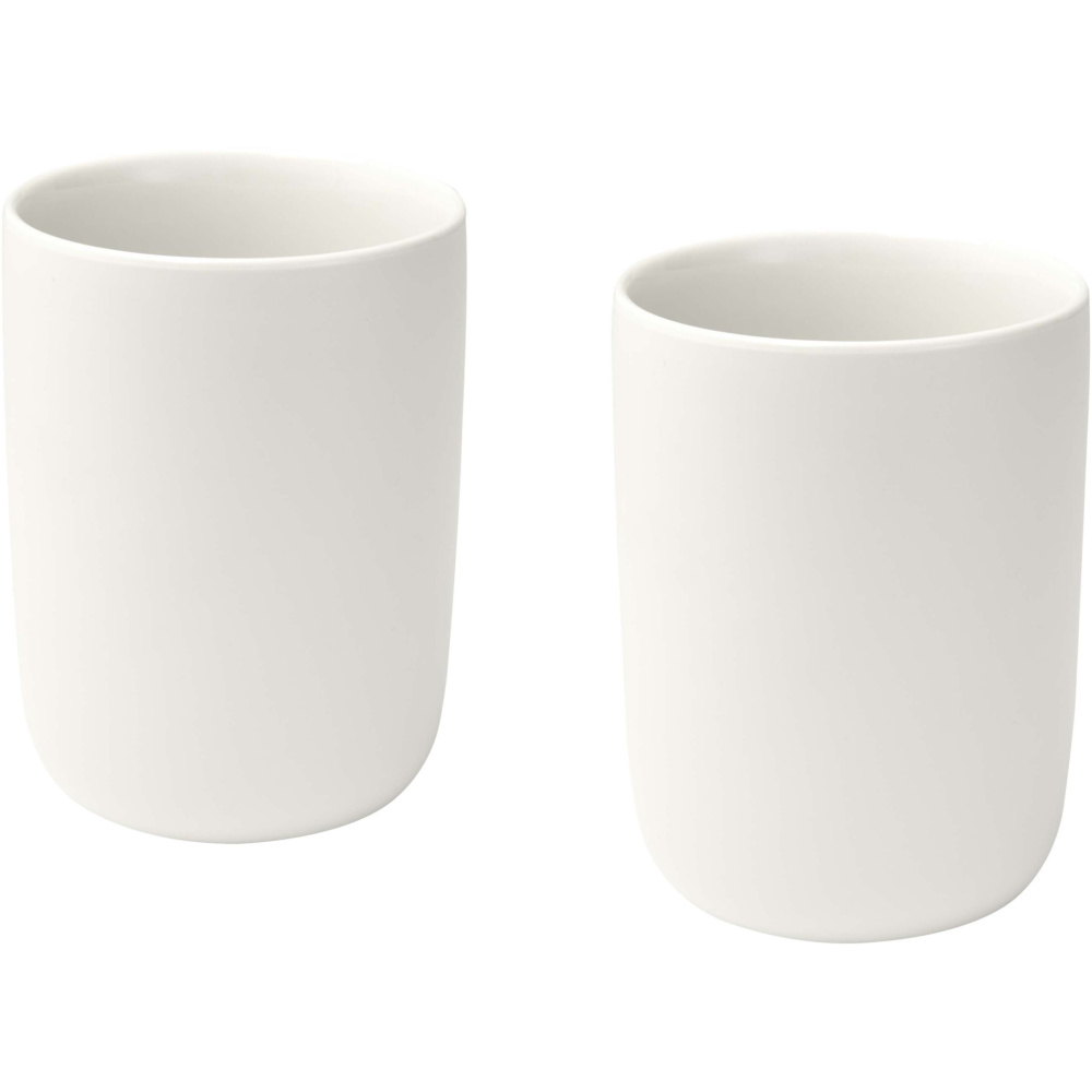 Logo trade business gift photo of: Male 350 ml ceramic cups - set of 2